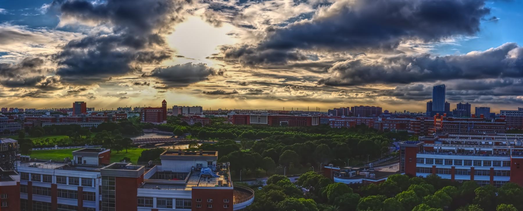 Panorama of Shanghai Jiao Tong University campus
